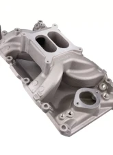 Top Street Performance Carbureted Satin Aluminum Dual Plane Air Gap Intake Manifold Chrysler Small Block V8                                     - 85026 - Image 2