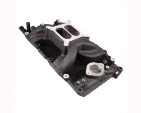 Top Street Performance Carbureted Black Aluminum Dual Plane Air Gap Intake Manifold Chrysler Small Block V8