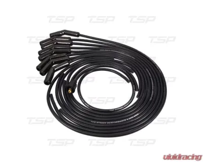 Top Street Performance 8.5mm Universal Spark Plug Wire Set w/ 135? Black Ceramic Plug Boots - 85035BCE