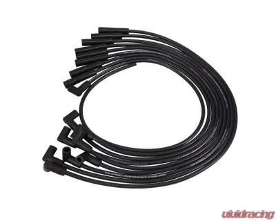 Top Street Performance 8.5mm Spark Plug Wire Set w/ 180? Plug Boots Black Ford Big Block - 88084