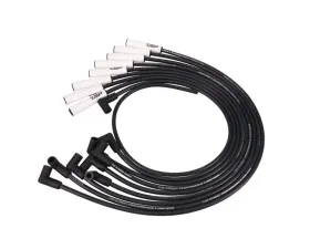Top Street Performance 8.5mm Spark Plug Wire Set w/ 90? White Ceramic Plug Boots Ford Big Block