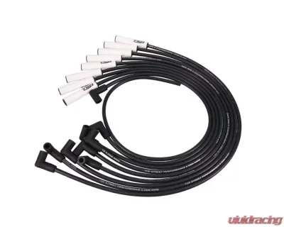 Top Street Performance 8.5mm Spark Plug Wire Set w/ 90? White Ceramic Plug Boots Ford Big Block - 88084CE