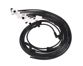 Top Street Performance 8.5mm Spark Plug Wire Set w/ 90? White Ceramic Plug Boots Chevrolet Small Block