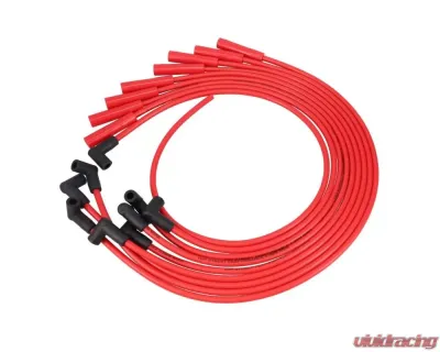 Top Street Performance 8.5mm Spark Plug Wire Set w/ 180? Plug Boots Red Ford Big Block - 88284