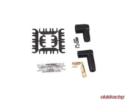 Top Street Performance 8.5mm Under Header Spark Plug Wire Set w/ 90? Plug Boots Red Chevrolet Small Block - 88291