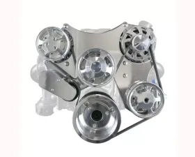 Top Street Performance Serpentine Front Drive System Polished Chevrolet Small Block V8 Gen. I