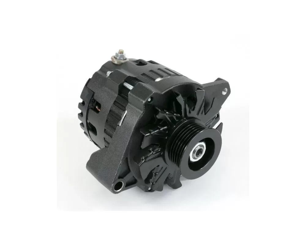 Top Street Performance 220 Amp Alternator w/ Serpentine Pulley GM CS-130 Type - ES1026BK