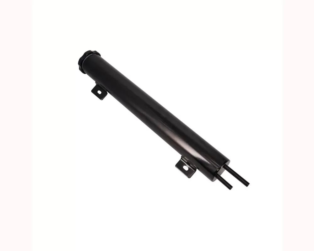 Top Street Performance 2" x 15" Stainless Steel Overflow Tank Black - HC6323BK
