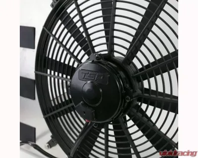 Top Street Performance Universal Single Fan 23 3/4" Fan Shroud Kit Aluminum - HC8512