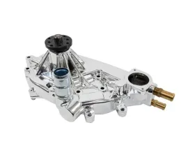 Top Street Performance LS High-Flow Mechanical Water Pump Chrome Chevrolet Small Block Gen III | IV