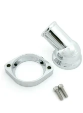 Top Street Performance Chrome Aluminum 45? Swivel Water Neck GM LS                                     - HC8937C - Image 3
