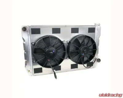 Top Street Performance Universal Chevy Dual Fan Pro Flow Radiator Kit Aluminum - HC9512D