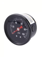 Top Street Performance 0-100 PSI Liquid-Filled Fuel Pressure Gauge Black                                     - JM1018BK - Image 4