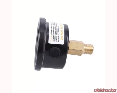 Top Street Performance 0-100 PSI Liquid-Filled Fuel Pressure Gauge Black - JM1018BK