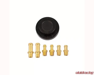 Top Street Performance Adjustable Fuel Pressure Regulator Black - JM1060BK