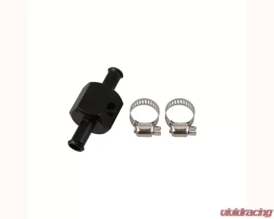 Top Street Performance Fuel Pressure Gauge Adapter Black - JM1061BK