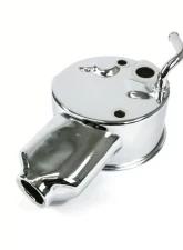 Top Street Performance Power Steering Pump Reservoir Chrome GM Saginaw P Series Banjo Style                                     - JM2004C - Image 3