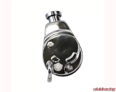 Top Street Performance Power Steering Pump Chrome GM 1955-1976 GM Saginaw P Series - JM2005C