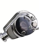 Top Street Performance Power Steering Pump Chrome GM 1955-1976 GM Saginaw P Series                                     - JM2005C - Image 2