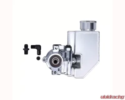 Top Street Performance Power Steering Pump w/ Integral 18 Oz Fabricated Aluminum Reservoir GM Type II - JM2021C