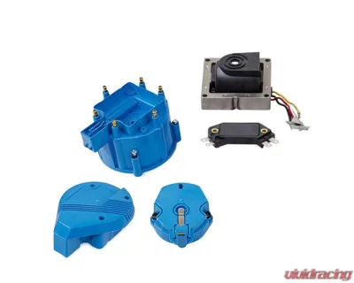 Top Street Performance 6-Cylinder HEI Distributor Super Cap Tune-Up Kit Blue - JM6993BL-KT