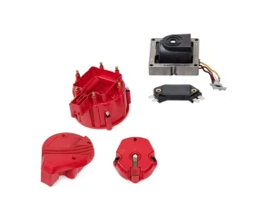 Top Street Performance 6-Cylinder HEI Distributor Super Cap Tune-Up Kit Red