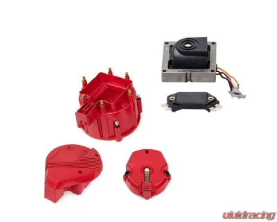 Top Street Performance 6-Cylinder HEI Distributor Super Cap Tune-Up Kit Red - JM6993R-KT