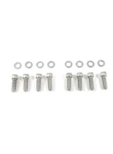 Top Street Performance Short Bolt Fabricated Aluminum Valve Covers w/ Breather Holes Chevrolet Small Block                                     - JM8091-8BK - Image 2