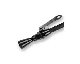 Top Street Performance Flexible Engine Dipstick for Front Sump Oil Pan Black