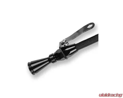 Top Street Performance Flexible Engine Dipstick for Front Sump Oil Pan Black - 81080BK