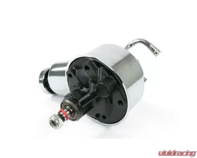 Top Street Performance GM Saginaw P Series Banjo Style Power Steering Pump Keyway Style Black - JM2003BK