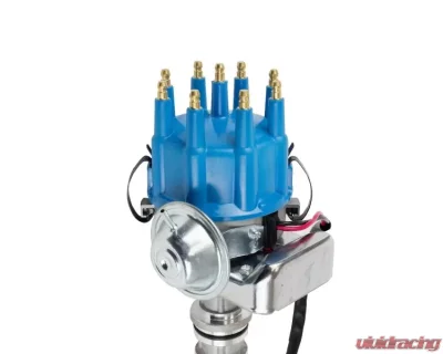 Top Street Performance Ready to Run Distributor Blue Female Cap Ford 351 Windsor - JM6710FBL