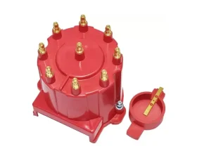 Top Street Performance Distributor Cap and Rotor Kit 8 Cylinder Red Ford EFI