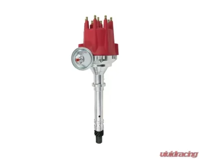 Top Street Performance Pro Series Ready to Run Distributor Red Female Cap Adjustable Collar Chevy SB/BB - JM7701FR