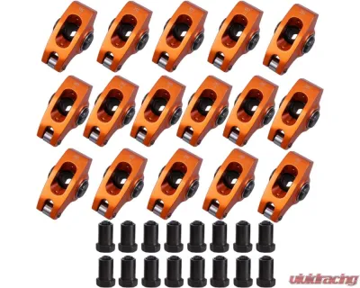 Top Street Performance Chevy Small Block 6061-T6 Aluminum 1.5 Ratio 7/16" Roller Rocker Arms - 62157