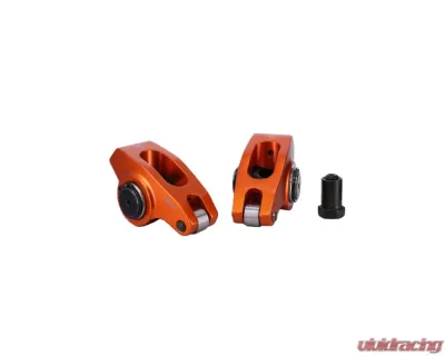 Top Street Performance Chevy Small Block 6061-T6 Aluminum 1.6 Ratio 3/8" Roller Rocker Arms - 62163