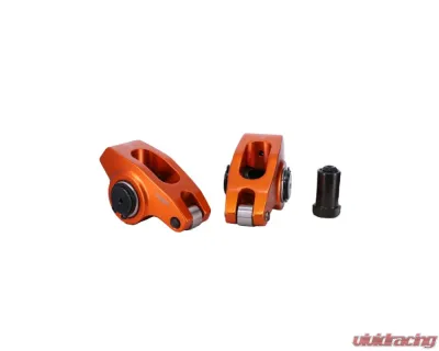 Top Street Performance Chevy Small Block 6061-T6 Aluminum 1.6 Ratio 7/16" Roller Rocker Arms - 62167