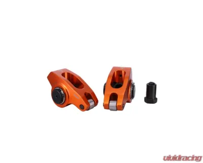 Top Street Performance Ford Small Block 6061-T6 Aluminum 1.6 Ratio 3/8" Roller Rocker Arms - 62363