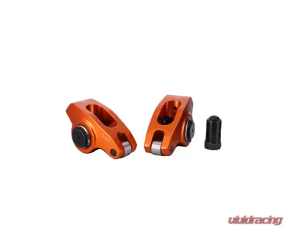 Top Street Performance Ford Small Block 6061-T6 Aluminum 1.6 Ratio 7/16" Roller Rocker Arms - 62367