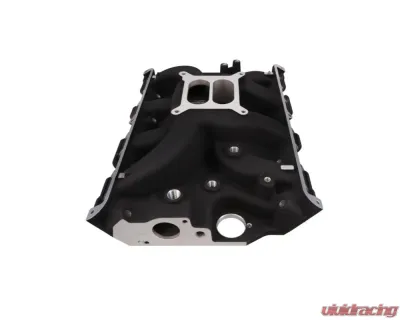 Top Street Performance Ford Big Block FE Carbureted Black Aluminum Dual Plane Intake Manifold - 84008BK