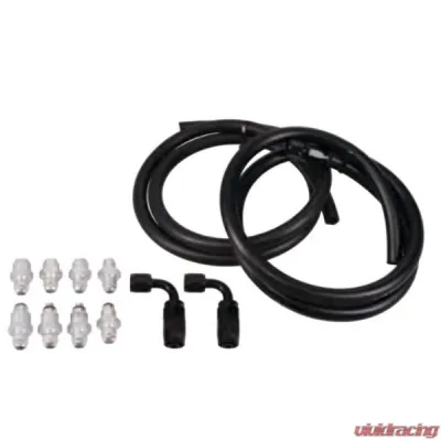 Top Street Performance 3/8" ID 60" Low Pressure Hose 36" High Pressure Hose LS Swap Power Steering Hose Kit - JM2015-2