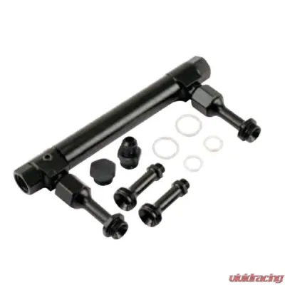 Top Street Performance 4150/4500 Holley Style Carburetors Billet Aluminum Adjustable Pivoting Telescopic Fuel Log - JM3111