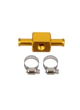 Top Street Performance Zinc 1/8" NPT 3/8" Inline Hose Barb Fuel Pressure Gauge Adapter                                     - JM1061Z - Image 2