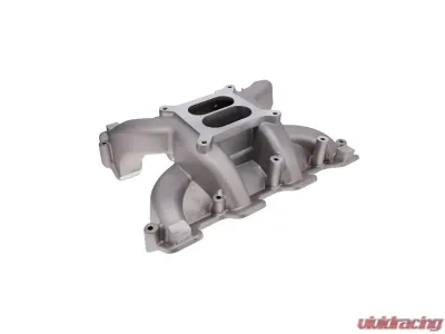 Top Street Performance Aluminum Intake Manifold Dual Plane Carbureted Style Satin Chevrolet Small Block V8 Gen. III LS Based 1997-2005 - 81130