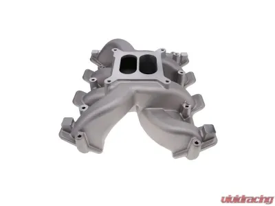 Top Street Performance Aluminum Intake Manifold Dual Plane Carbureted Style Satin Chevrolet Small Block V8 Gen. III LS Based 1997-2005 - 81130