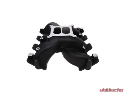 Top Street Performance Carbureted Dual Plane Aluminum Intake Manifold Black Chevrolet Small Block V8 Gen. III LS Based 1997-2005 - 81130BK