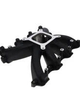 Top Street Performance Carbureted Single Plane Aluminum Intake Manifold Black Chevrolet Small Block V8 Gen. IV 2007-2017                                     - 81131BK - Image 3