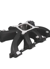 Top Street Performance Carbureted Single Plane Aluminum Intake Manifold Black Chevrolet Small Block V8 Gen. III 1997-2005                                     - 81132BK - Image 2