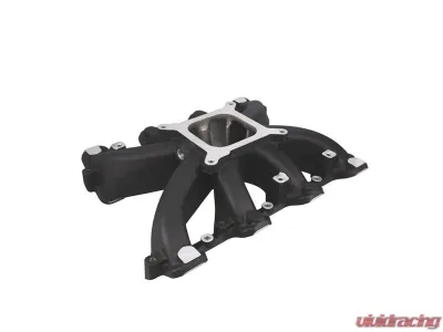 Top Street Performance Carbureted Single Plane Aluminum Intake Manifold Black Chevrolet Small Block V8 Gen. III 1997-2005 - 81132BK
