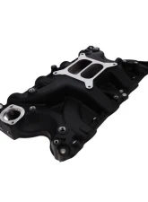 Top Street Performance Dual Plane Aluminum Intake Manifold Black Ford Big Block "385" V8                                     - 82166BK - Image 2
